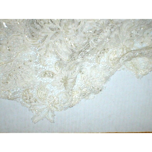 New Womens 6 NWT Designer Antonio Marras Italy Dress 42 Silk Bead Overlay Ivory - Picture 10 of 12